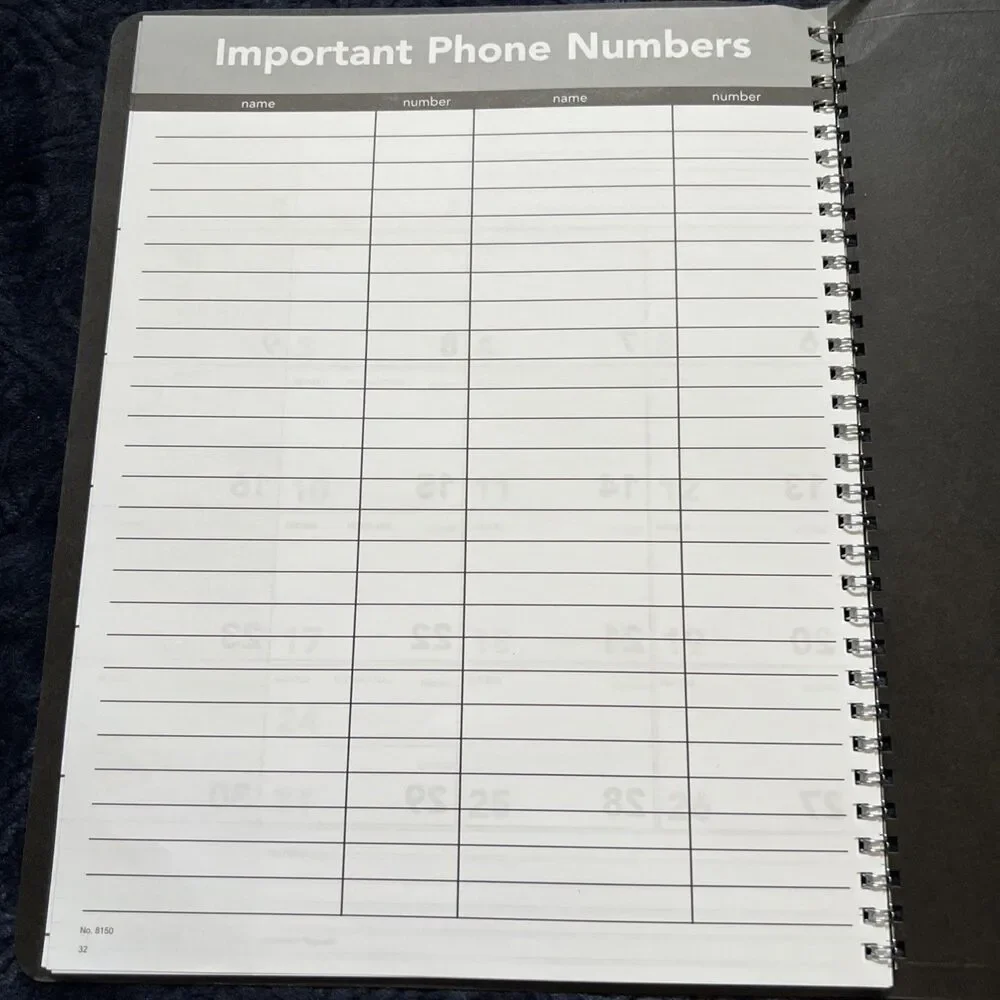 Sherwin-Williams 2026 Monthly Planner Blue